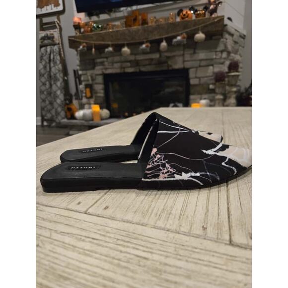 Natori Women's Adore Hana Satin Slides Multicolor Size 8 Slippers - Picture 5 of 8